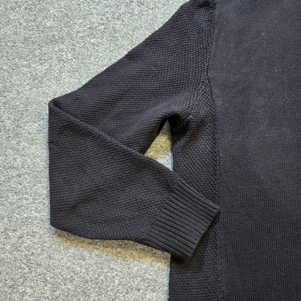 Carbon 2 Cobalt Sweater Mens Size Large Black Knit High Neck Long Sleeve Casual - Picture 4 of 10